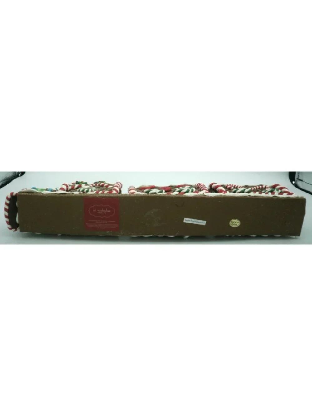St. Nicholas Square Gingerbread Joy Christmas Train Tabletop Decoration